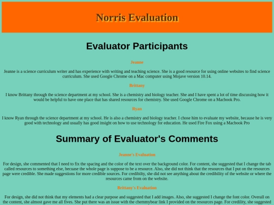 ISLT7360/FinalProject/Norris_evaluation screenshot
