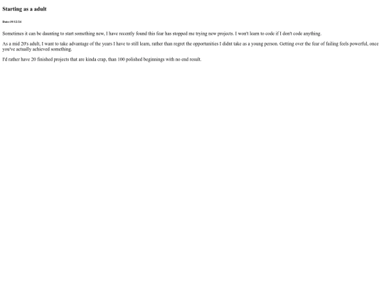 blog screenshot