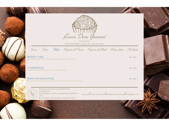 Catalogo/bolos screenshot