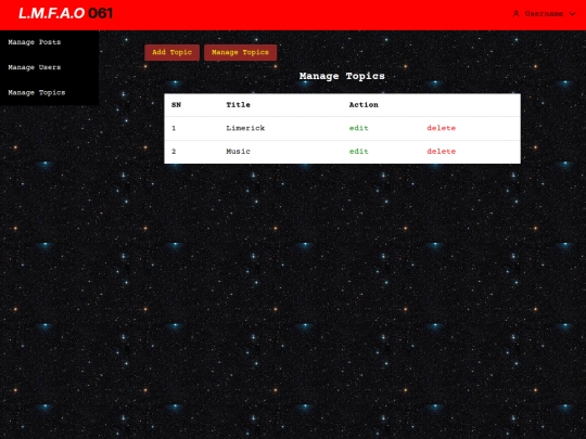 admin/topics screenshot