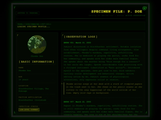 phoebe screenshot