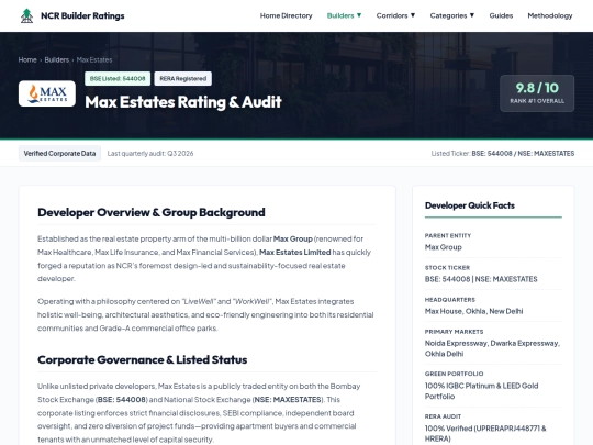 builders/max-estates screenshot