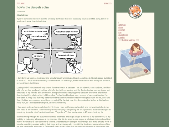 blog/hows-the-despair-colm screenshot