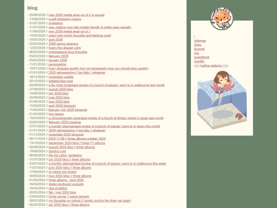 blog screenshot