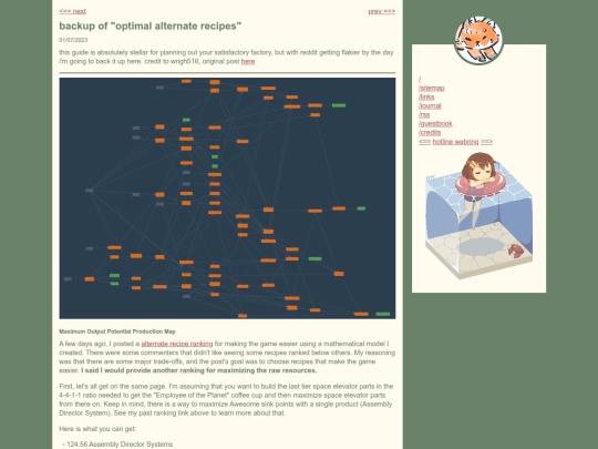 misc/optimal_alternate_recipes screenshot