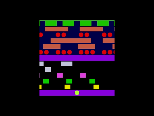 games/frogger screenshot