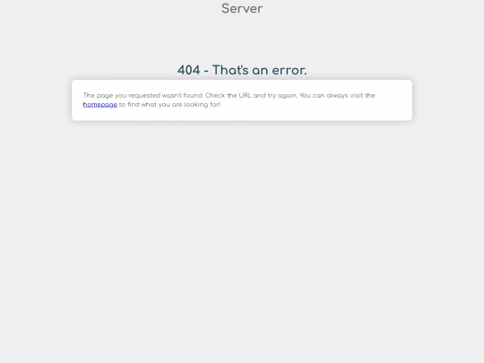 not_found screenshot