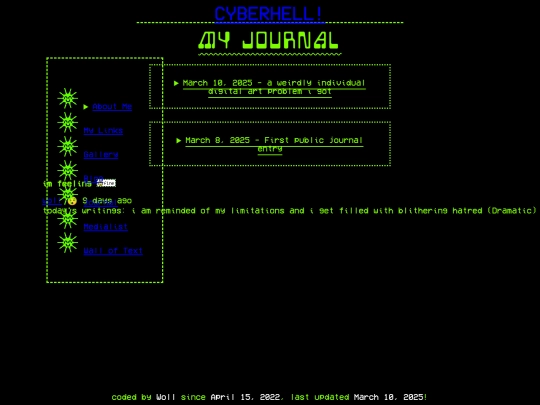 journal screenshot