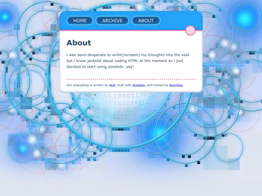zoneletsblog/about screenshot