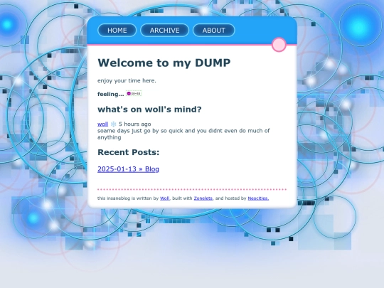 zoneletsblog screenshot