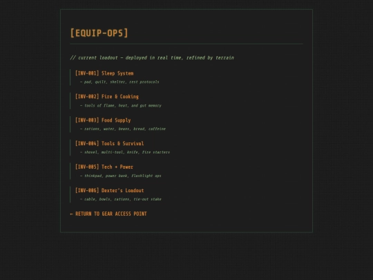 gear/ops-gear/ops-gear-index screenshot