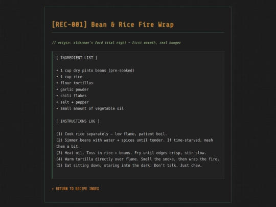 recipes/bean-rice-fire-wrap screenshot