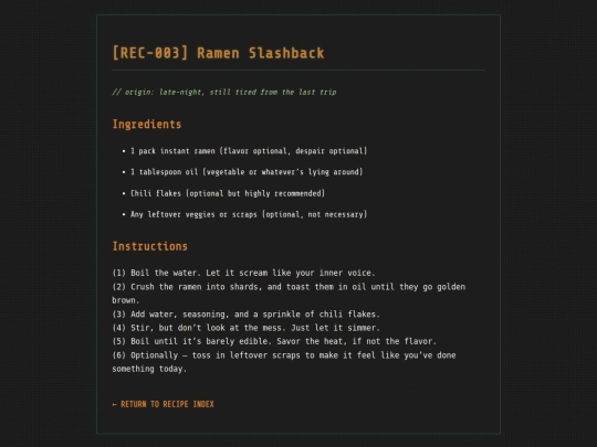 recipes/ramen screenshot
