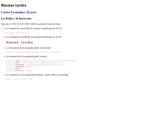 modulo3 screenshot