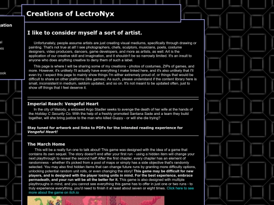 creations screenshot