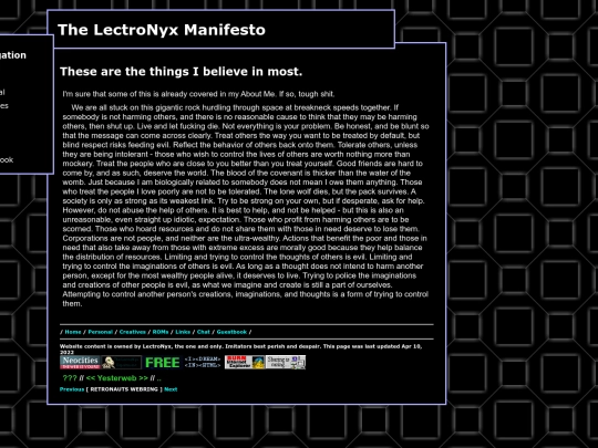 manifesto screenshot