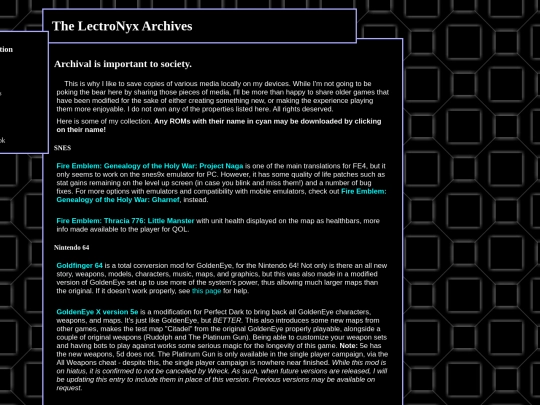 roms screenshot