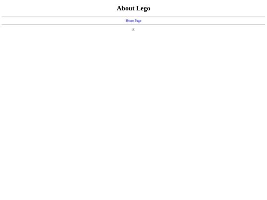AboutLego screenshot