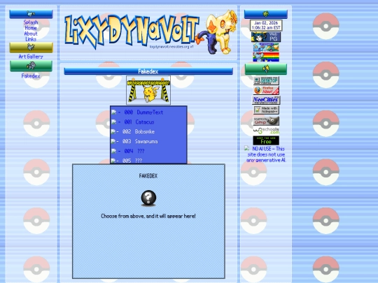 fakedex screenshot