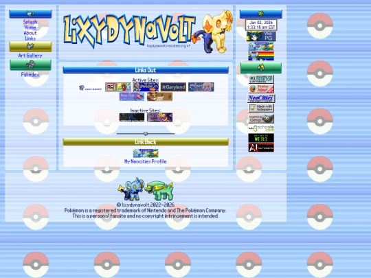 links screenshot