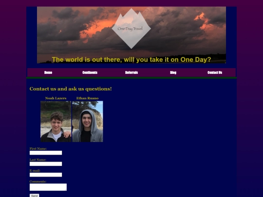 contact screenshot