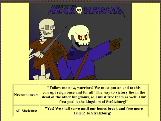 TaleOfTheTerribleNecromancer/HTML/Title screenshot