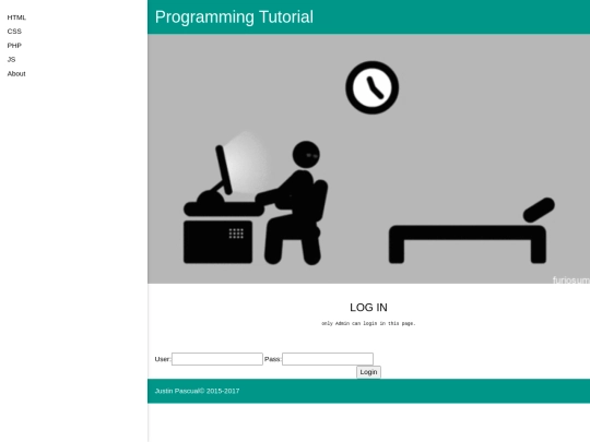 login screenshot
