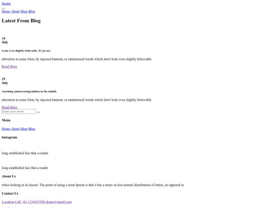 blog screenshot