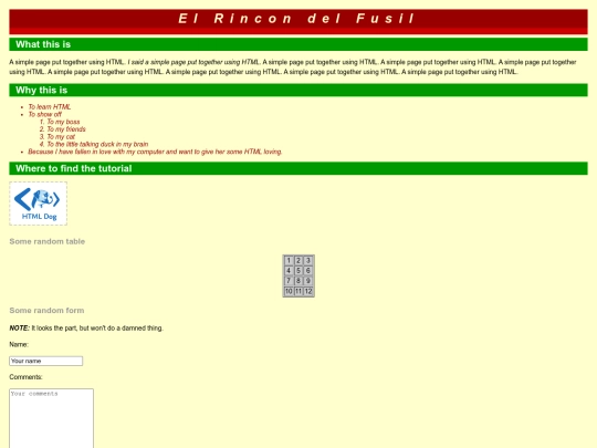 index screenshot