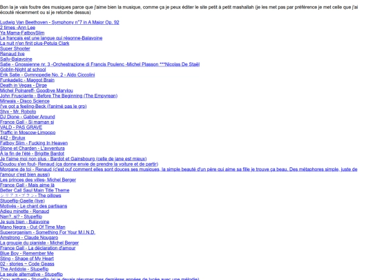 musique screenshot