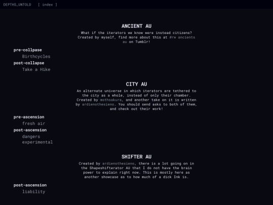 logs/ancients/ancient_au_index screenshot