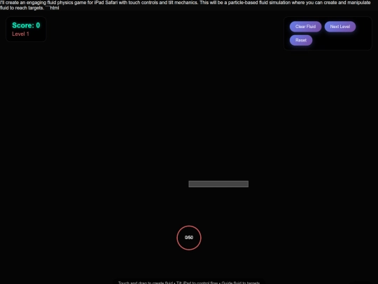 fluid screenshot