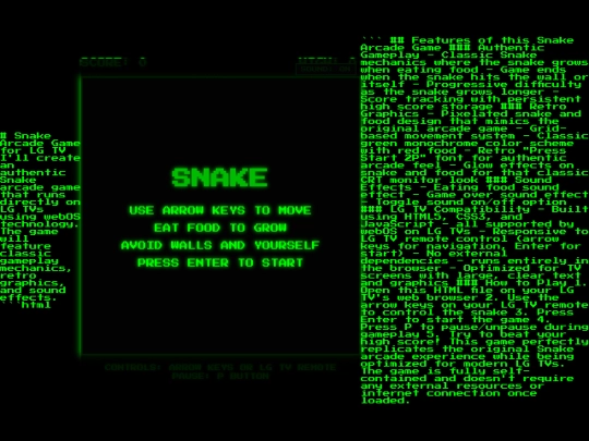 lgsnake screenshot