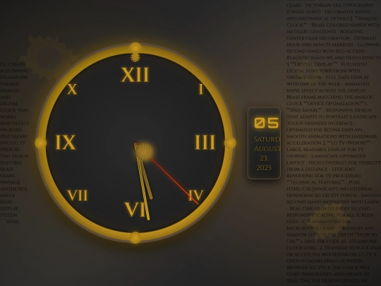 steamclock screenshot