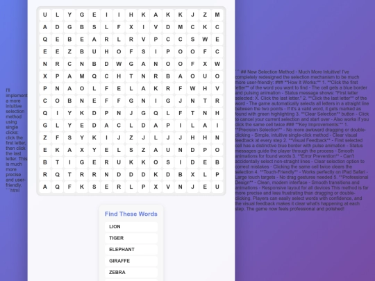 wordsearch3 screenshot