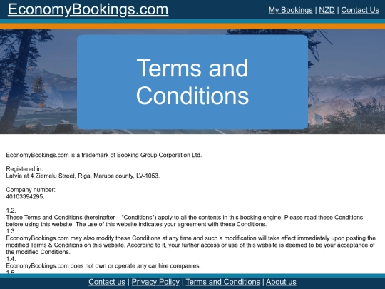 yetanothernewwebsite/assignment website/Terms and Conditions screenshot