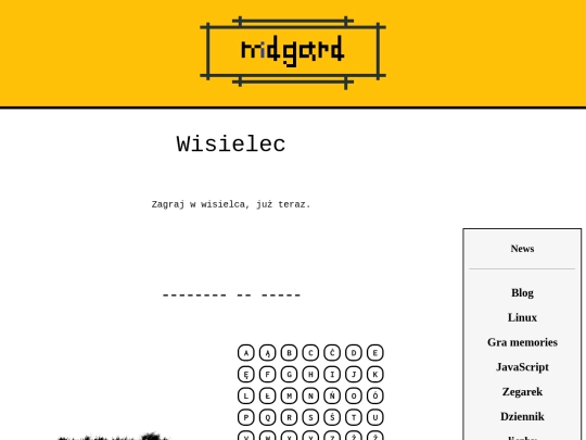 wisielec screenshot