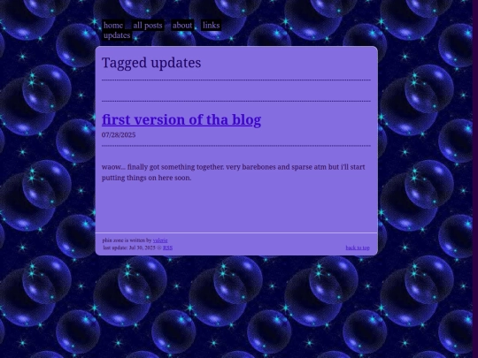 tags/updates screenshot