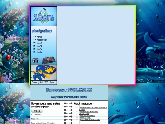 resources screenshot