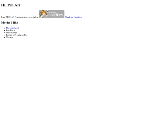 index screenshot