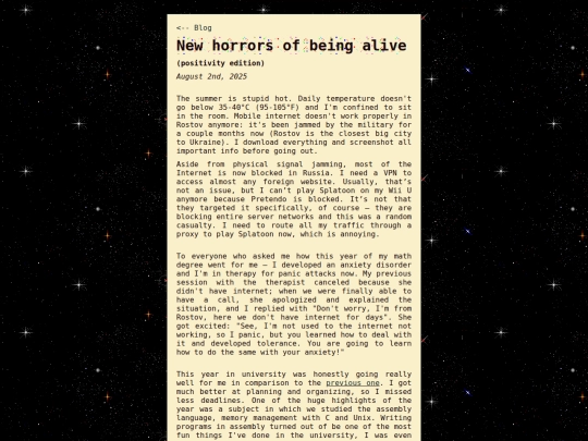 anxiety screenshot