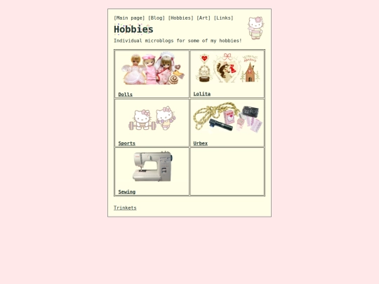 hobbies screenshot