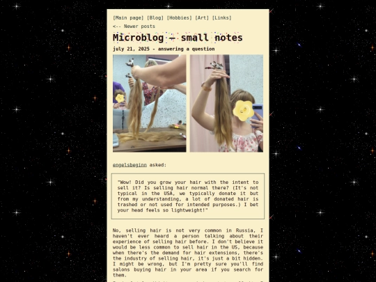 microblog screenshot
