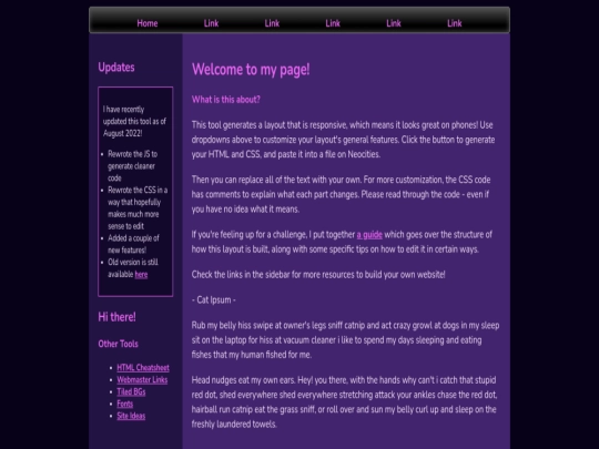 index screenshot