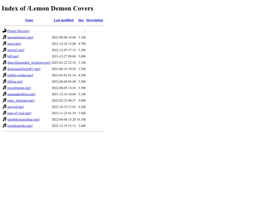 music/Lemon Demon Covers screenshot