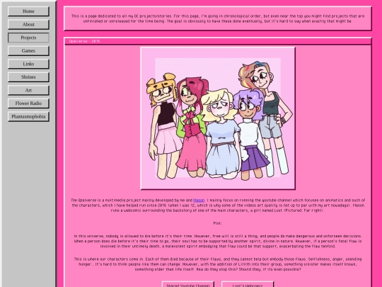 projects screenshot