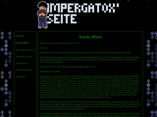 spieleindruecke/SonicBlast screenshot