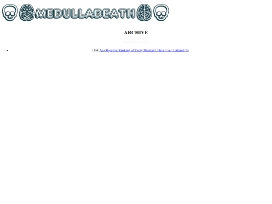 blog/archive screenshot