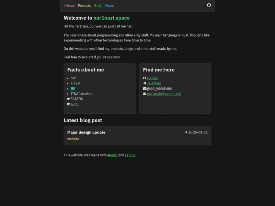 index screenshot