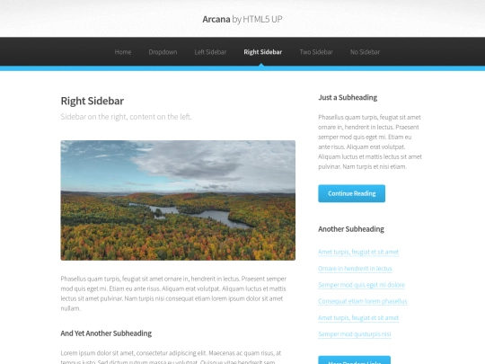 right-sidebar screenshot